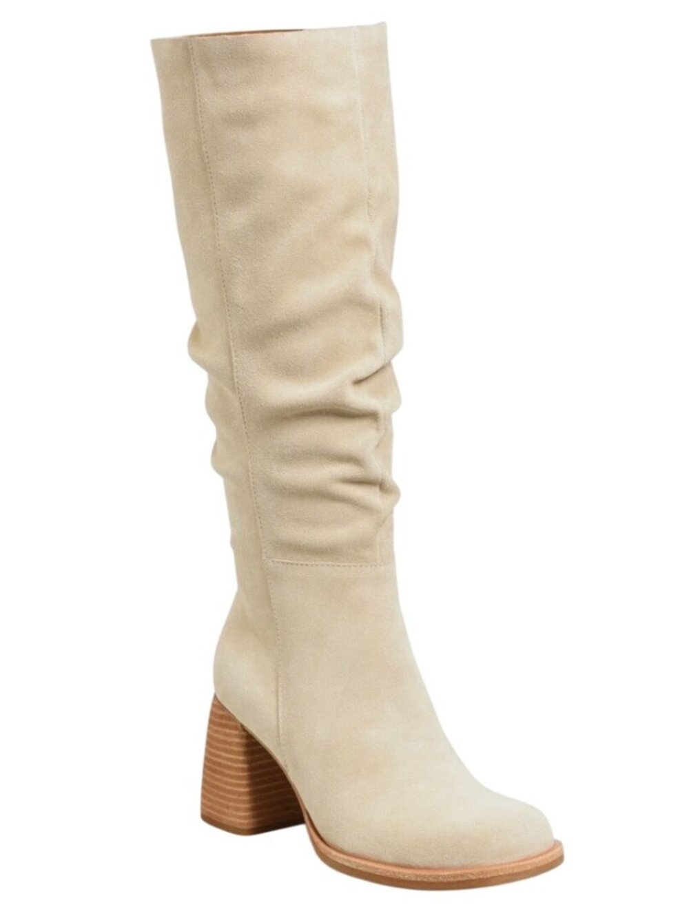 Kork Ease Abbott Knee High Boots butter soft Suede Leather Block Heel Size 8